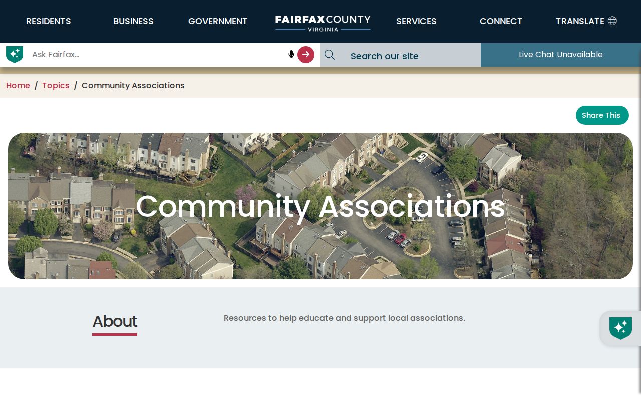 Burke neighbors Fairfax community association information