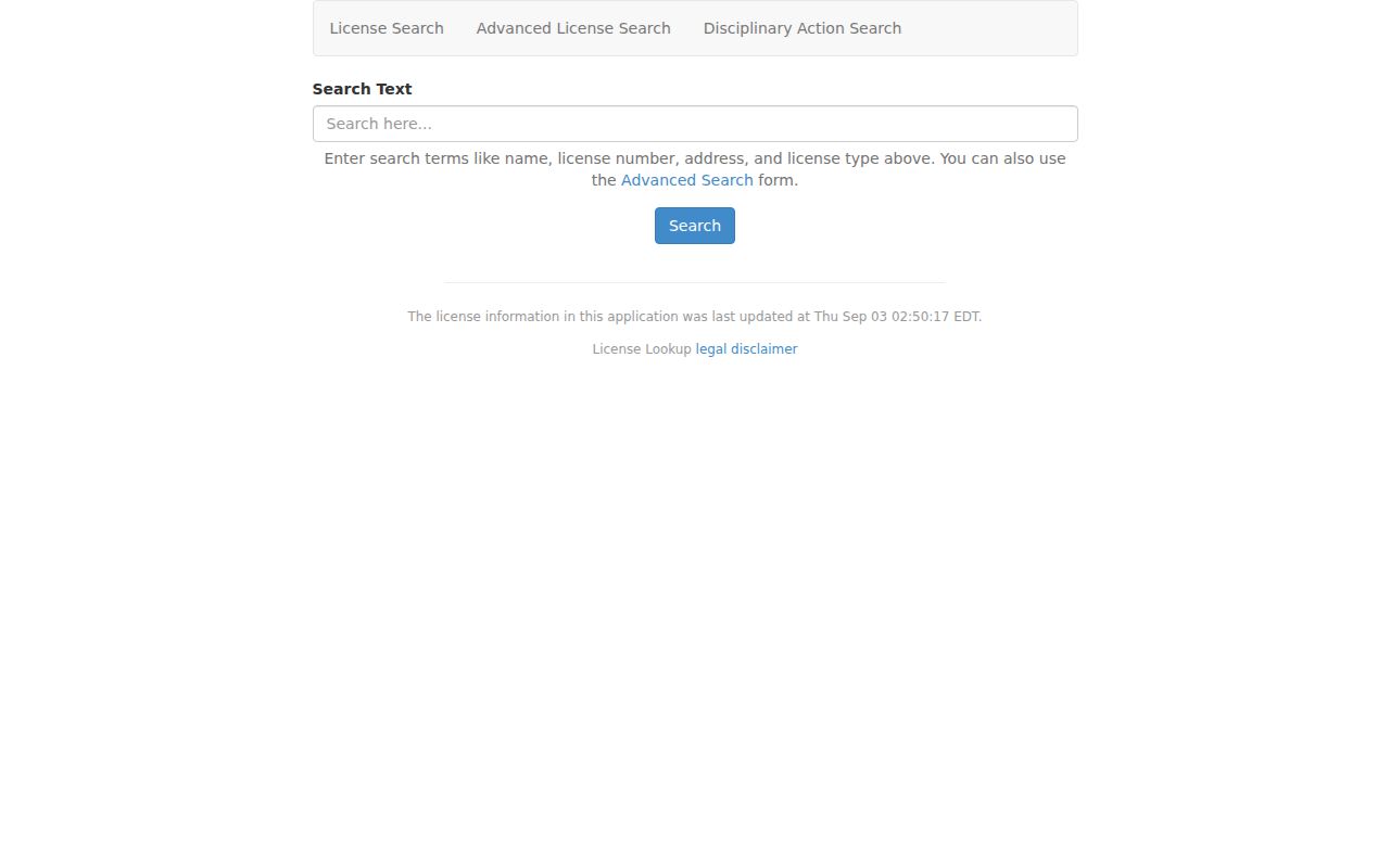Burke residents directory Virginia DPOR license search